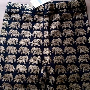 NWT, J. Crew crewcuts, size 8 Everyday leggings in gold foil elephants